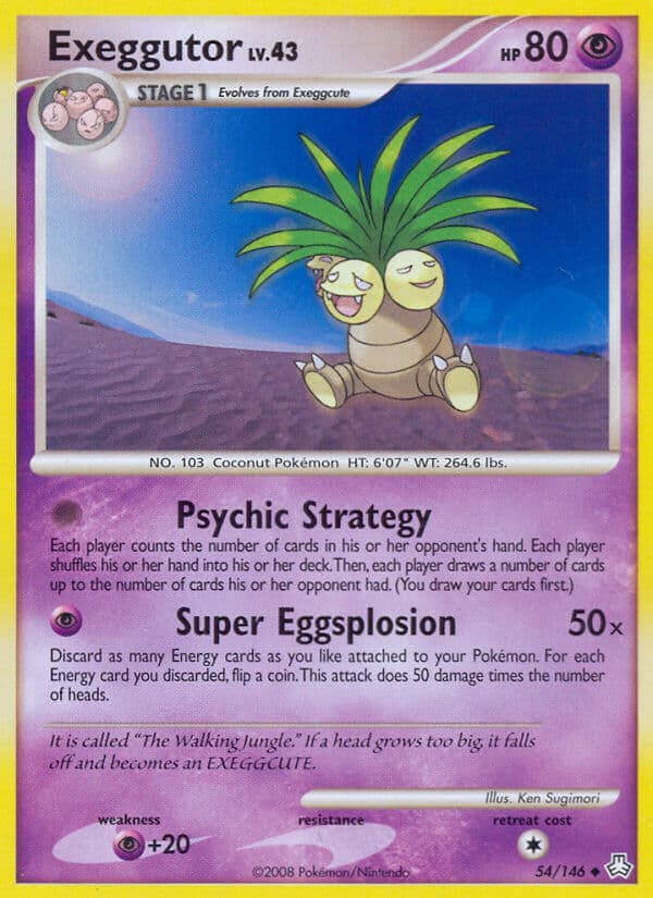 Exeggutor — Legends Awakened Pokémon card