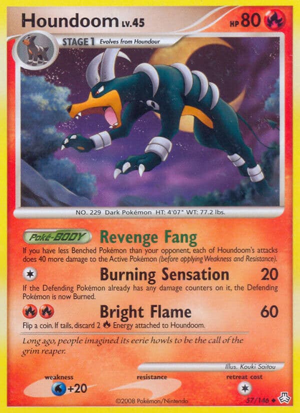 Houndoom — Legends Awakened Pokémon card