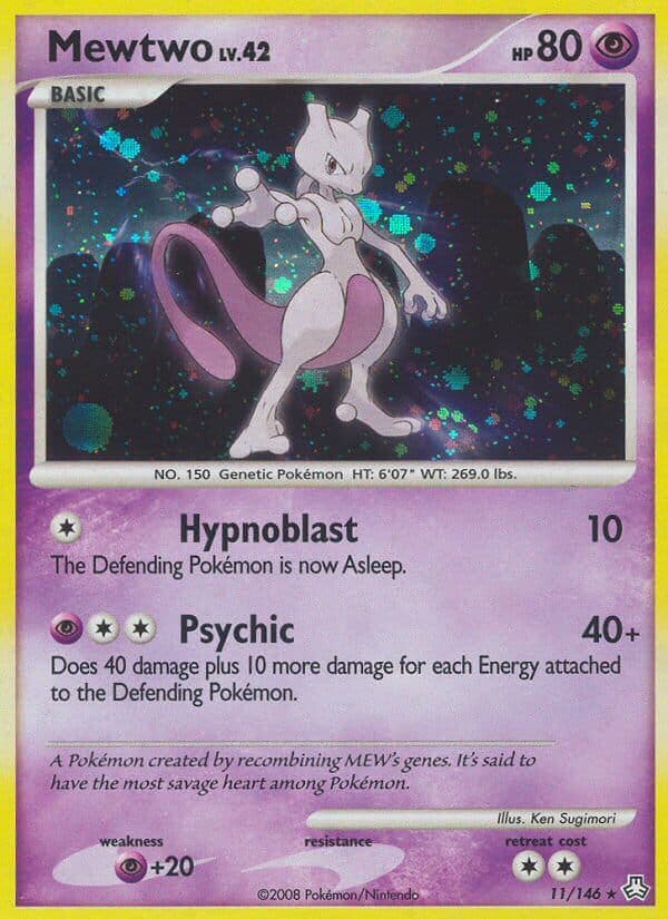 Mewtwo — Legends Awakened Pokémon card