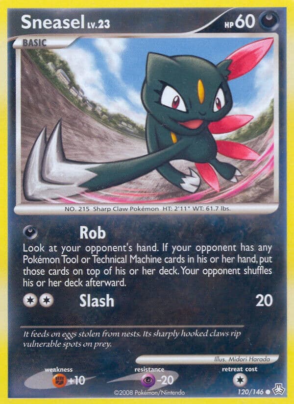Sneasel — Legends Awakened Pokémon card