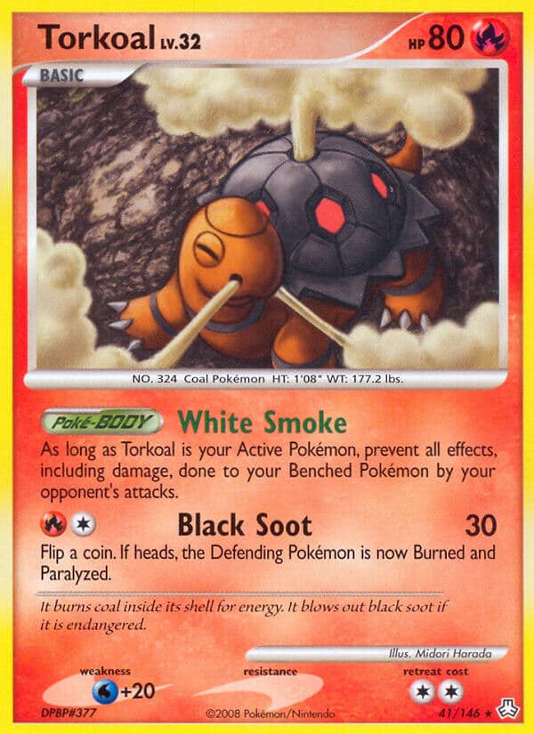 Torkoal — Legends Awakened Pokémon card