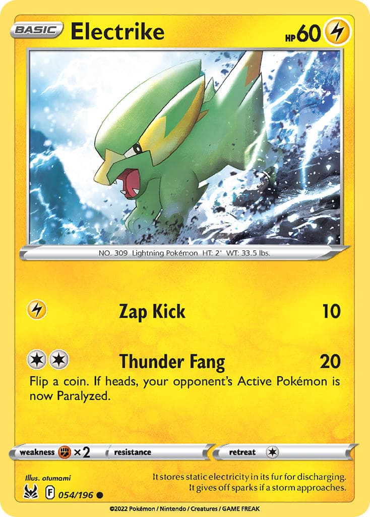 Electrike — Lost Origin Pokémon card