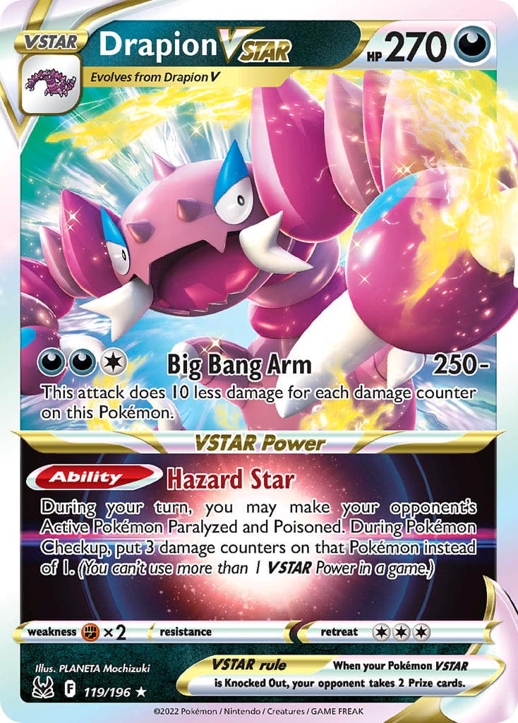 Drapion Vstar — Lost Origin Pokémon card