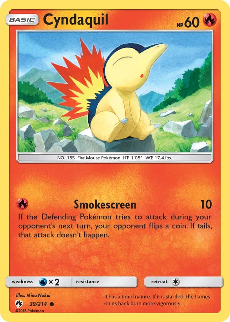 Cyndaquil — Lost Thunder