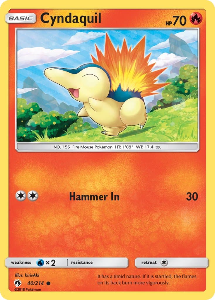Cyndaquil — Lost Thunder