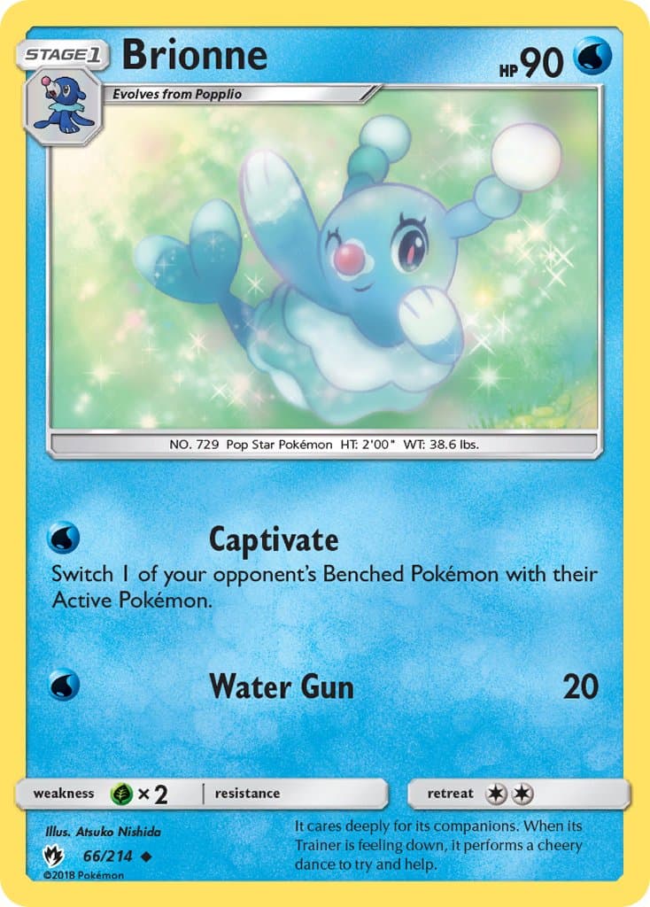 Brionne — Lost Thunder Pokémon card