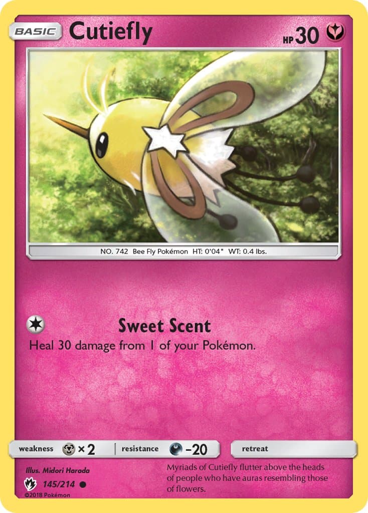 Cutiefly — Lost Thunder Pokémon card