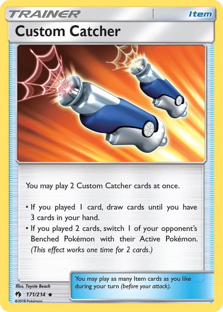 Custom Catcher — Lost Thunder Pokémon card