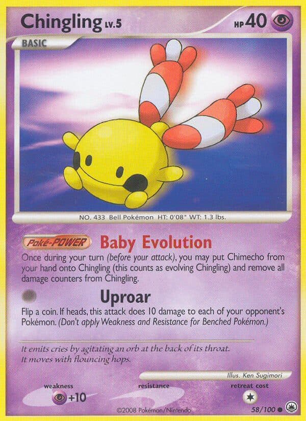Chingling — Majestic Dawn Pokémon card