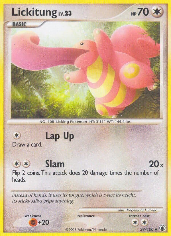 Lickitung — Majestic Dawn Pokémon card