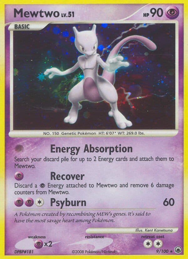 Mewtwo — Majestic Dawn Pokémon card