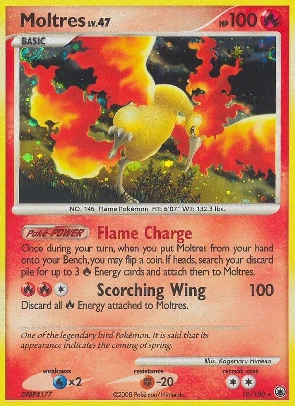 Moltres — Majestic Dawn Pokémon card