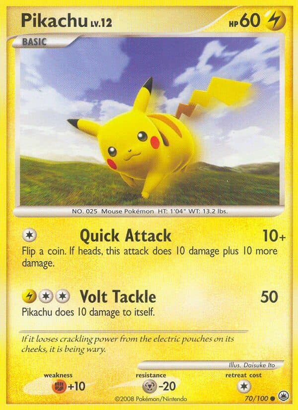 Pikachu — Majestic Dawn Pokémon card