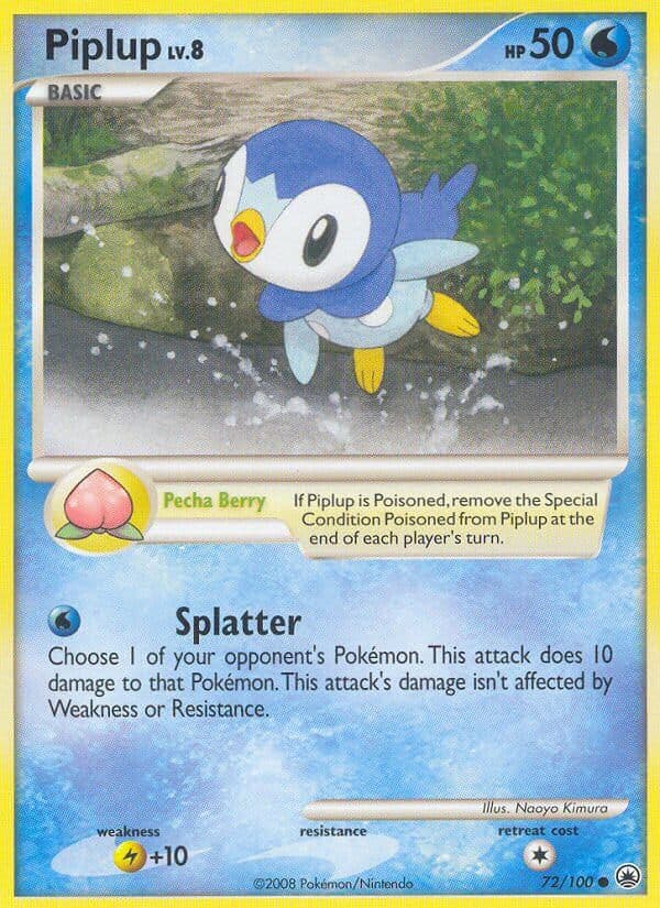 Piplup — Majestic Dawn Pokémon card