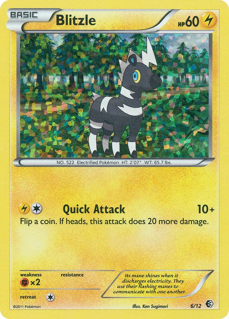 Blitzle — Mcdonalds Collection 2011 Pokémon card