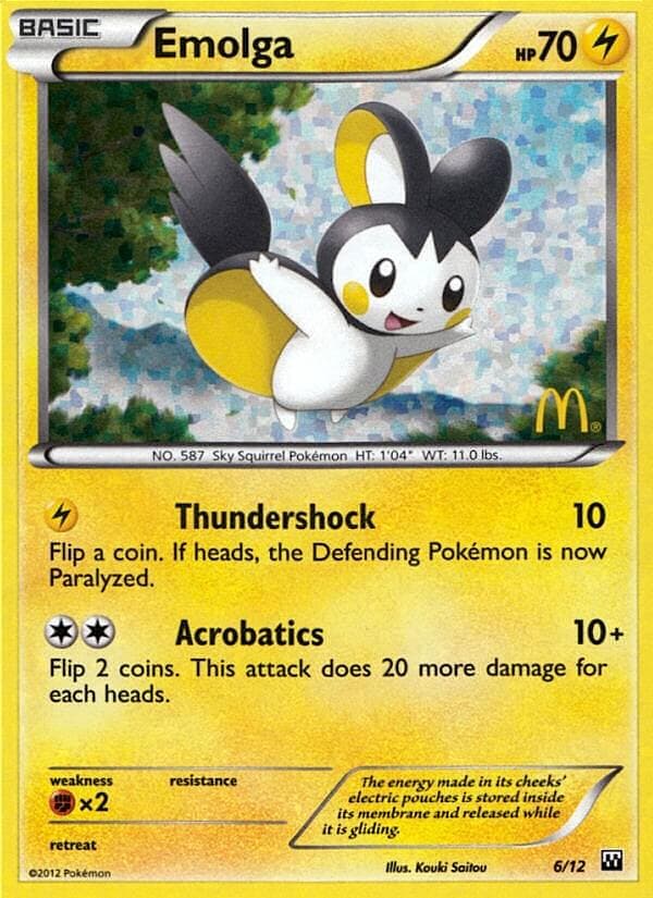 Emolga — Mcdonalds Collection 2012