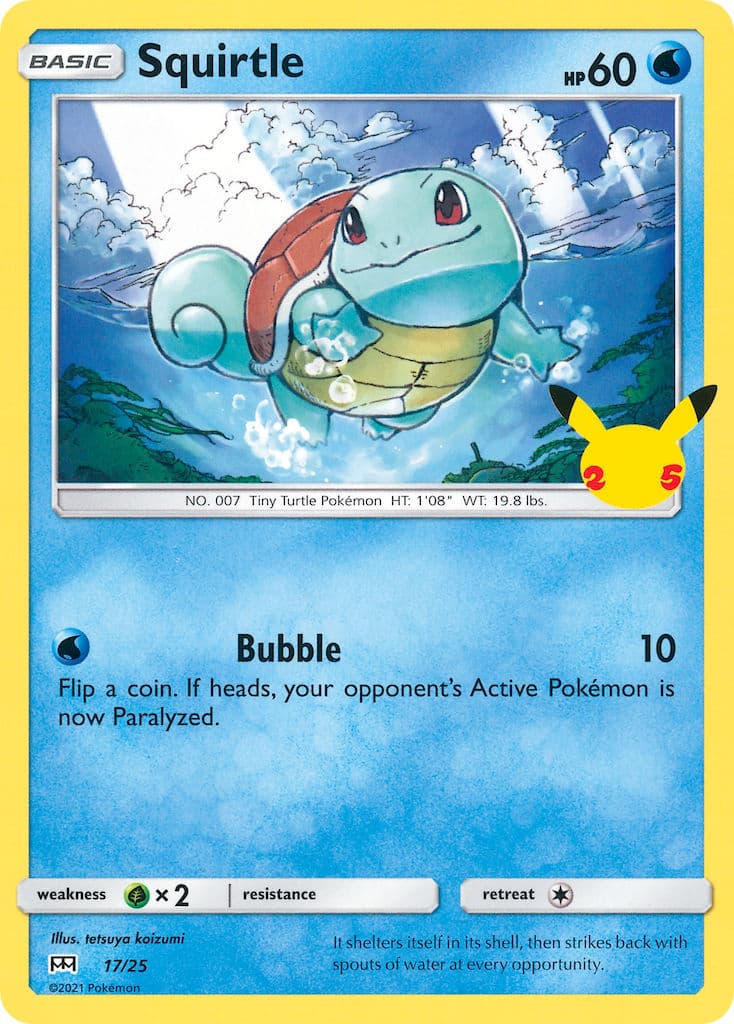 Squirtle — Mcdonalds Collection 2021 Pokémon card