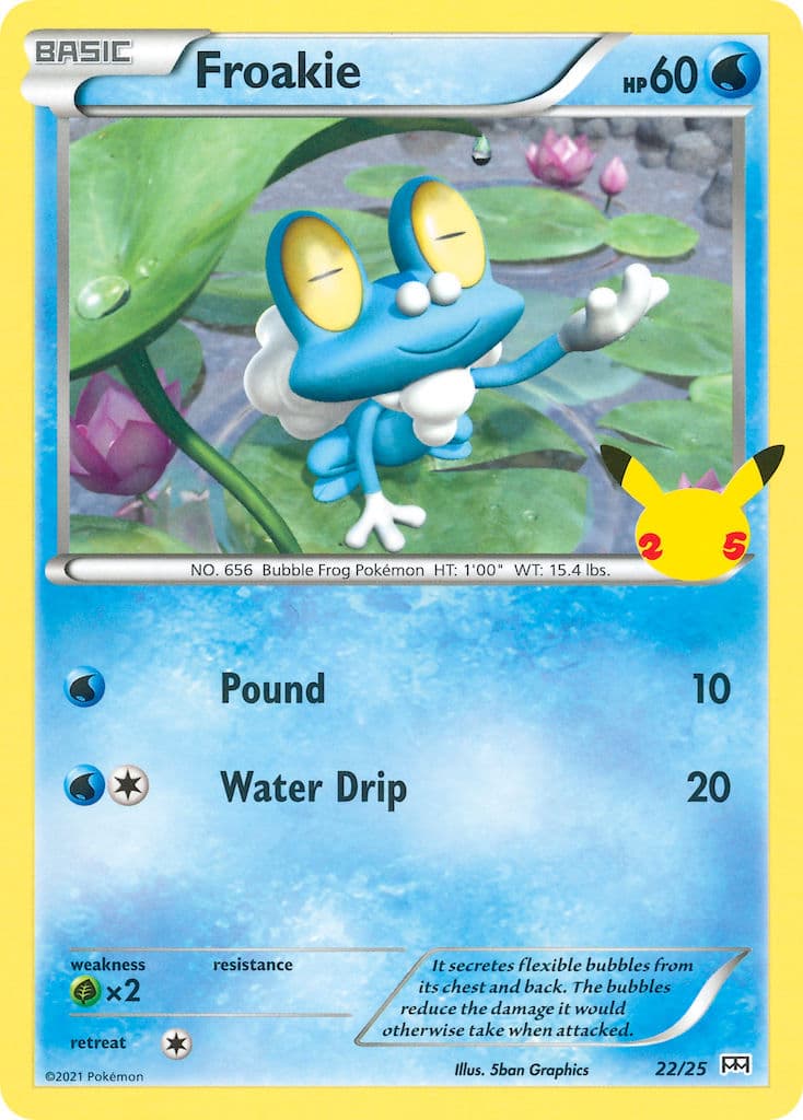 Froakie — Mcdonalds Collection 2021 Pokémon card