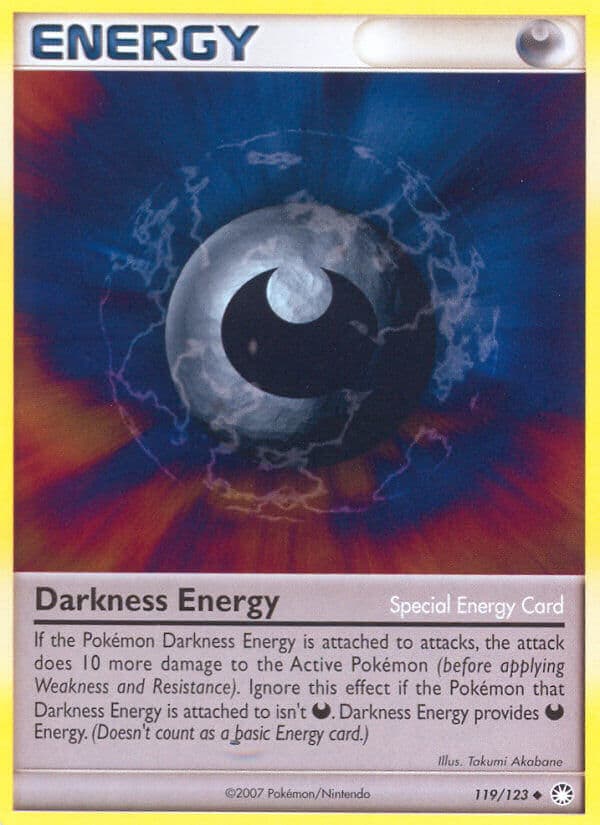 Darkness Energy — Mysterious Treasures Pokémon card