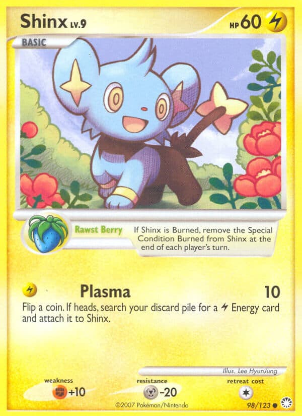 Shinx — Mysterious Treasures Pokémon card