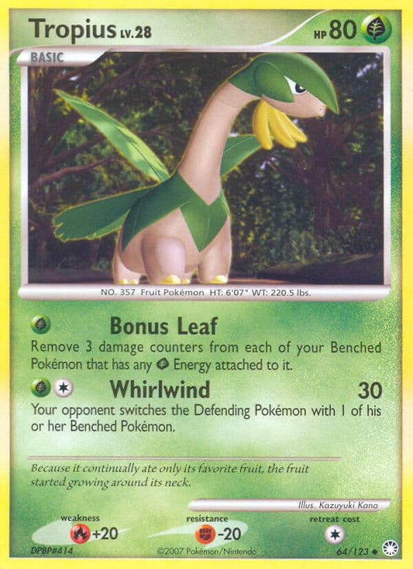 Tropius — Mysterious Treasures