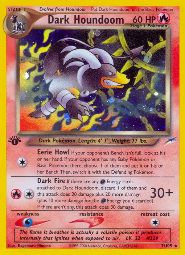 Dark Houndoom — Neo Destiny Pokémon card