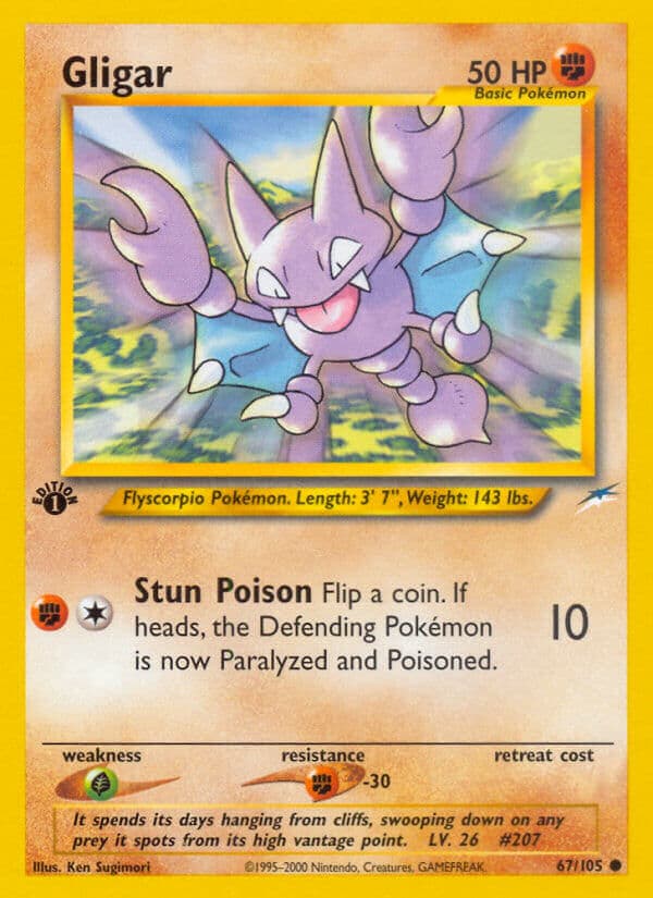 Gligar — Neo Destiny Pokémon card