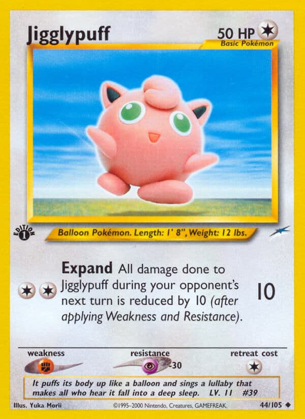 Jigglypuff — Neo Destiny Pokémon card