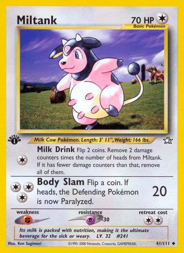 Miltank — Neo Genesis Pokémon card