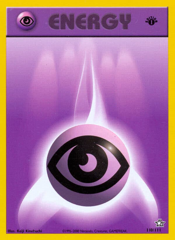Psychic Energy — Neo Genesis Pokémon card