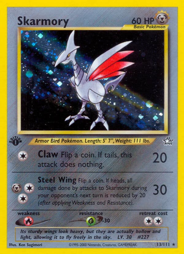 Skarmory — Neo Genesis Pokémon card