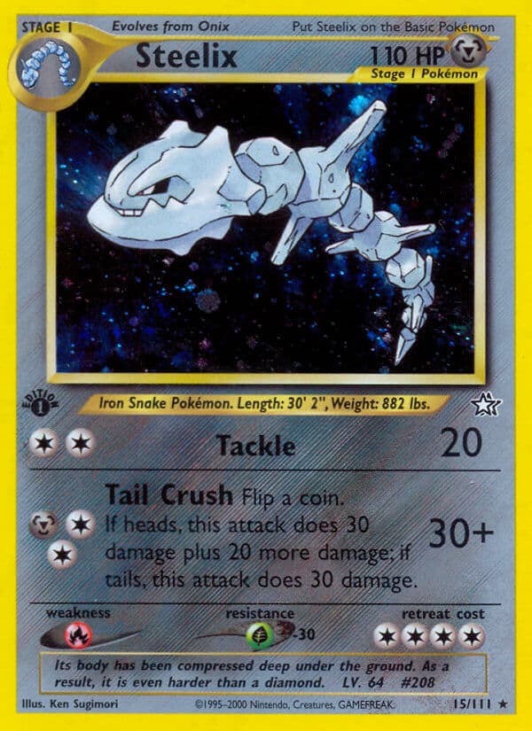 Steelix — Neo Genesis Pokémon card
