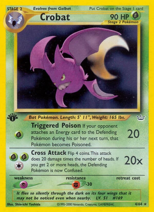 Crobat — Neo Revelation Pokémon card
