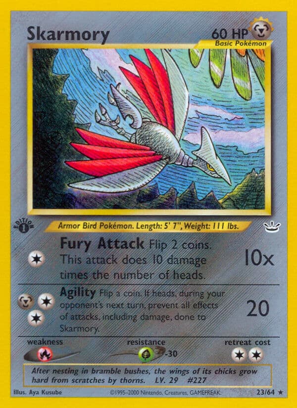 Skarmory — Neo Revelation Pokémon card