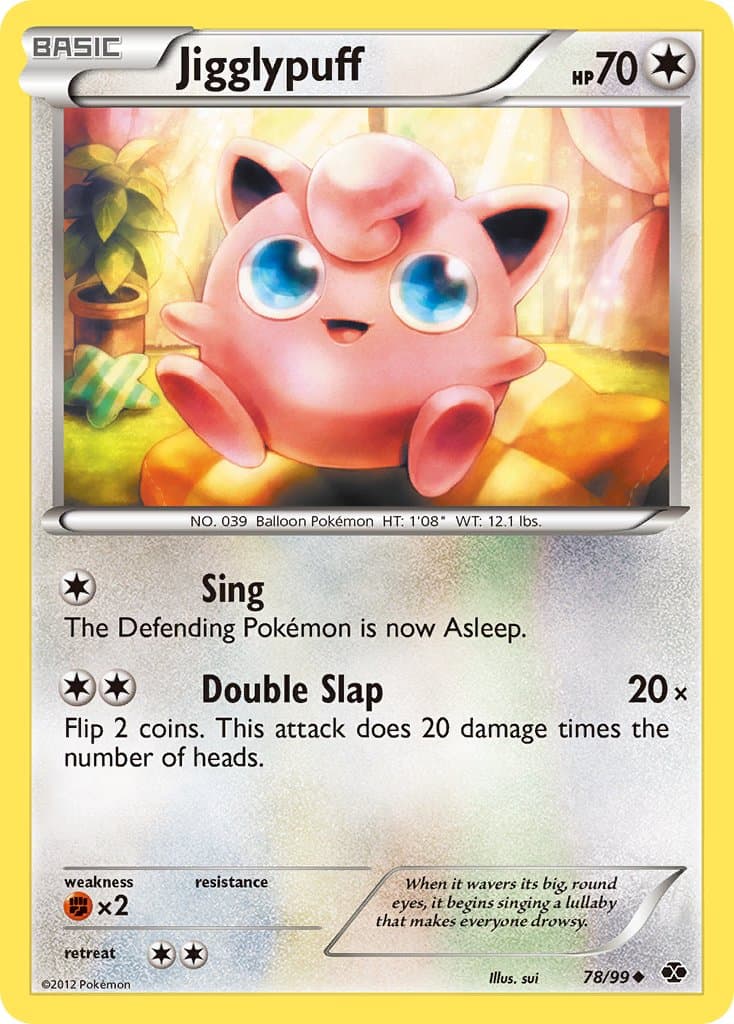 Jigglypuff — Next Destinies Pokémon card
