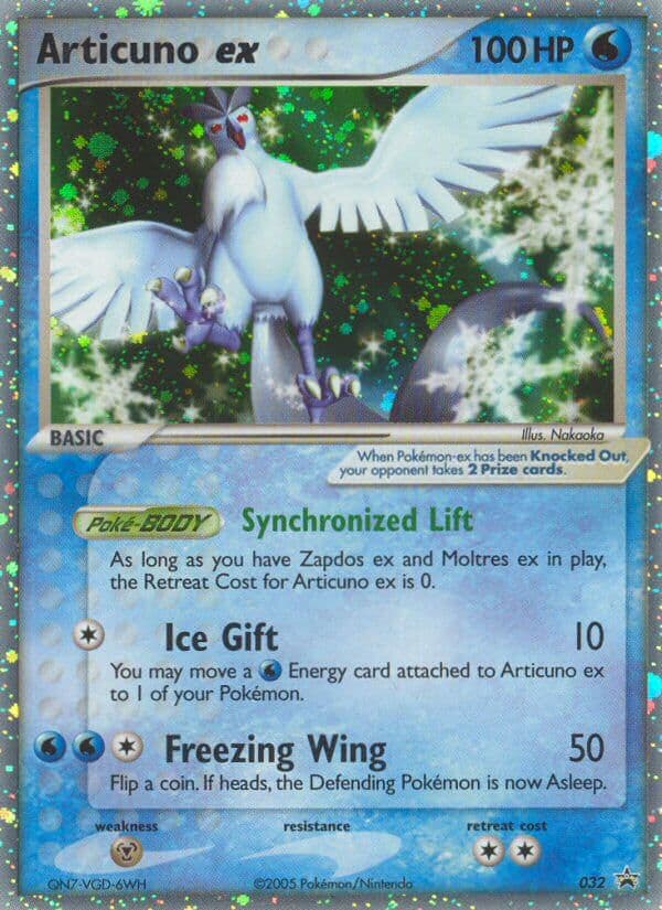Articuno Ex — Nintendo Black Star Promos