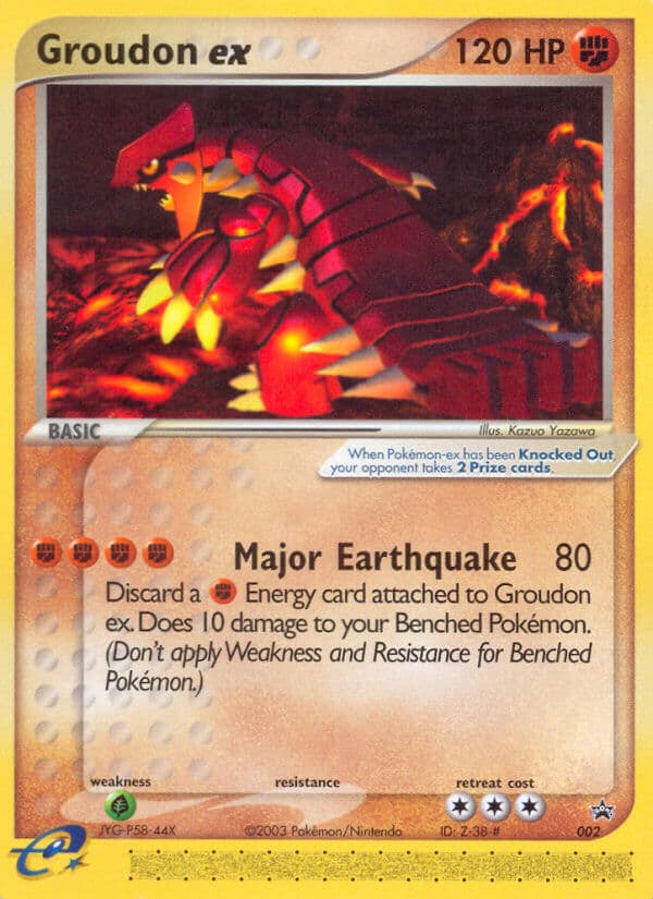 Groudon Ex — Nintendo Black Star Promos
