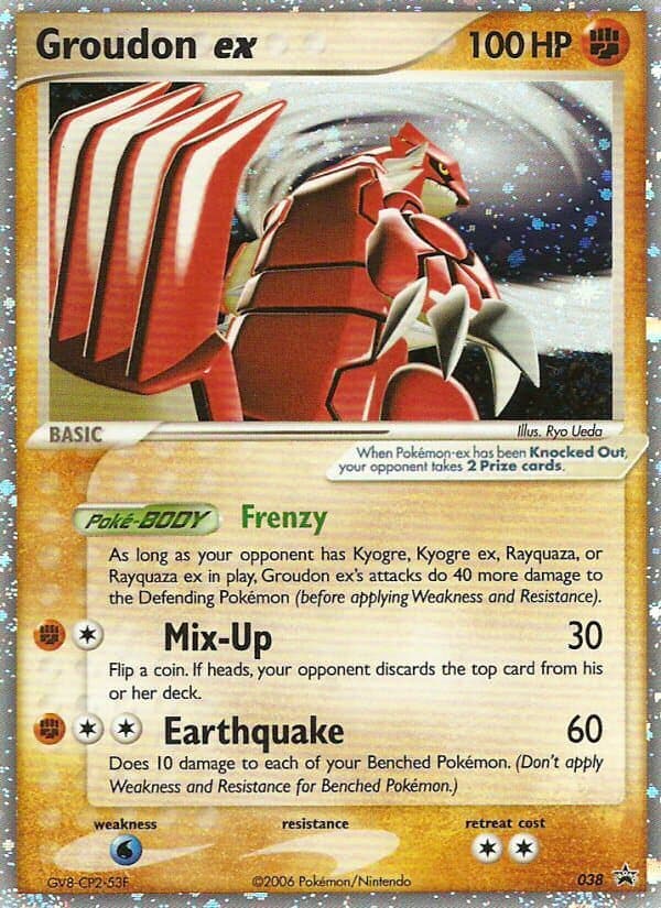 Groudon Ex — Nintendo Black Star Promos Pokémon card