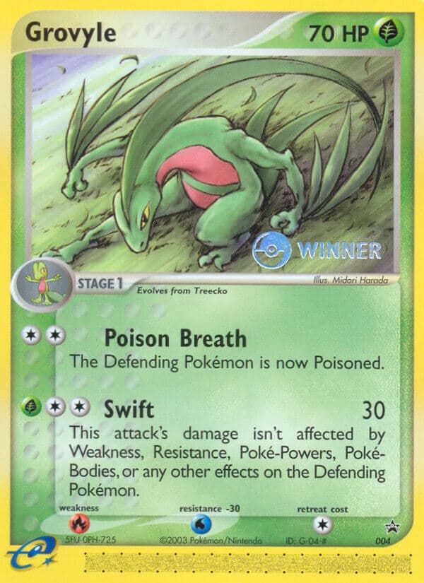Grovyle — Nintendo Black Star Promos