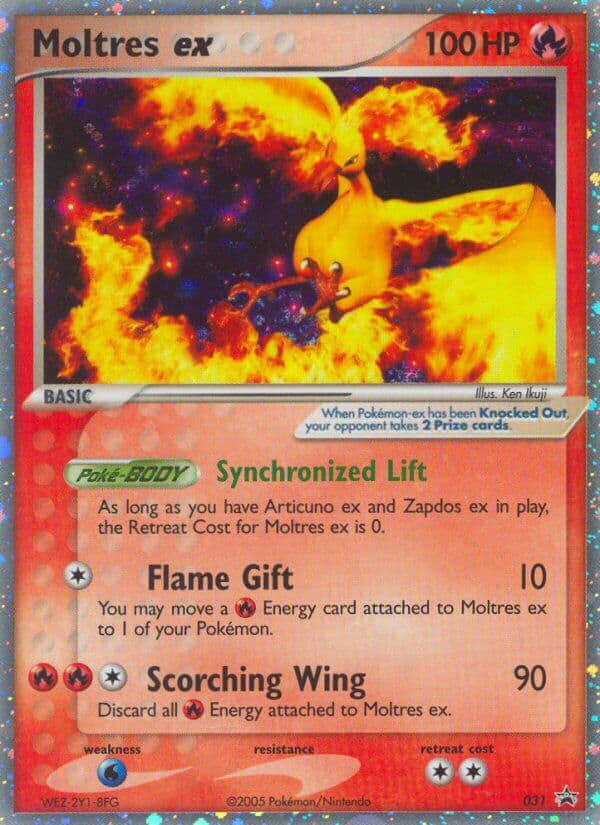 Moltres Ex — Nintendo Black Star Promos