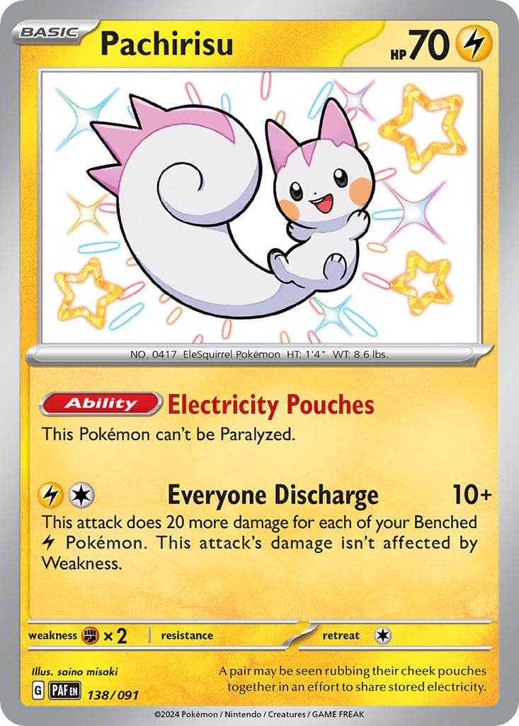 Pachirisu — Paldean Fates