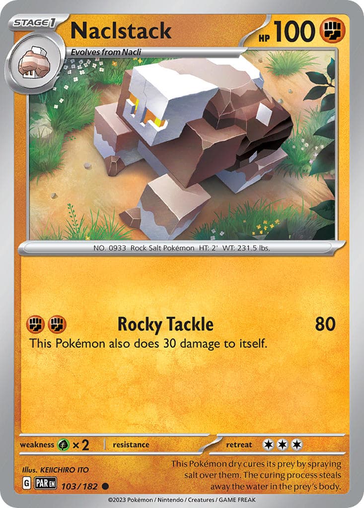 Naclstack — Paradox Rift Pokémon card
