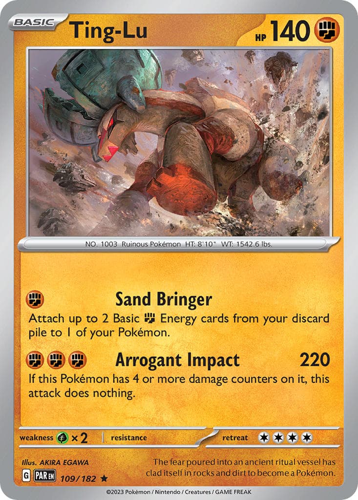 Ting-Lu — Paradox Rift Pokémon card