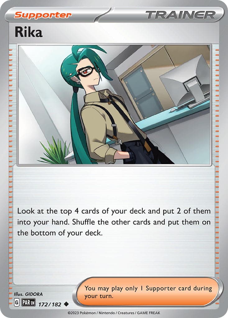 Rika — Paradox Rift Pokémon card