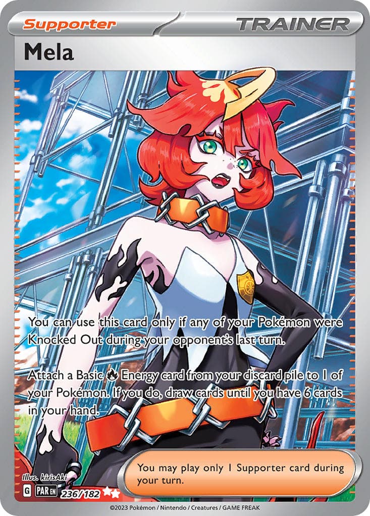 Mela — Paradox Rift Pokémon card