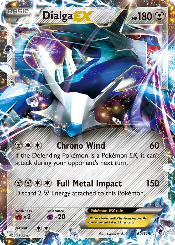 Dialga Ex — Phantom Forces Pokémon card