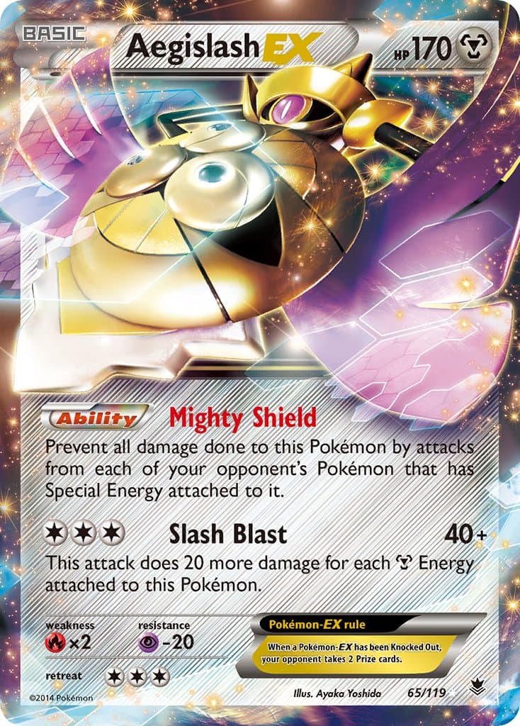 Aegislash Ex — Phantom Forces Pokémon card