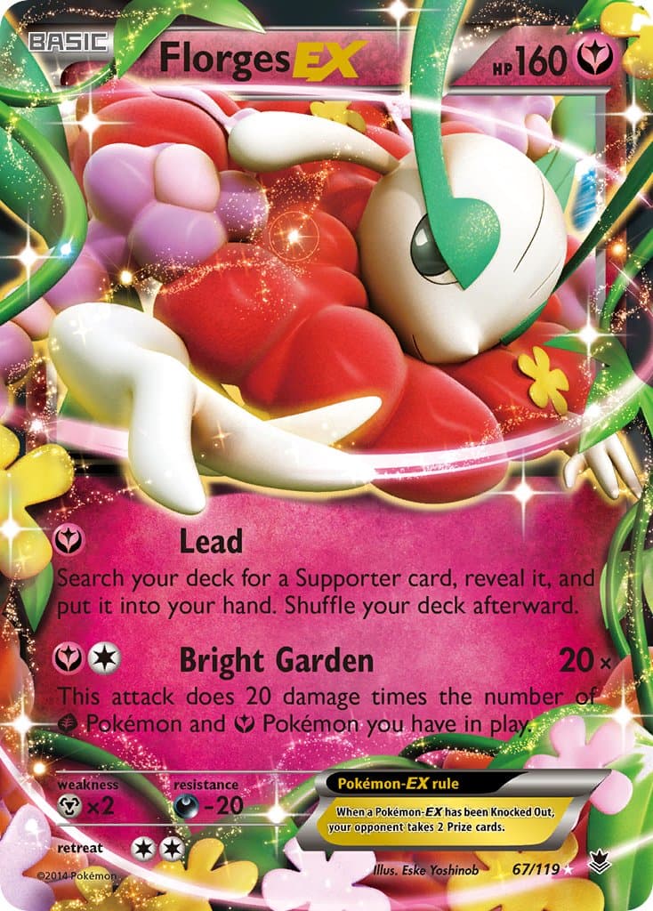 Florges Ex — Phantom Forces Pokémon card
