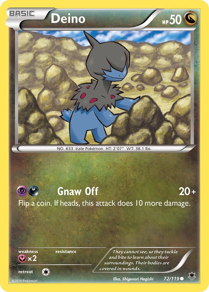 Deino — Phantom Forces Pokémon card