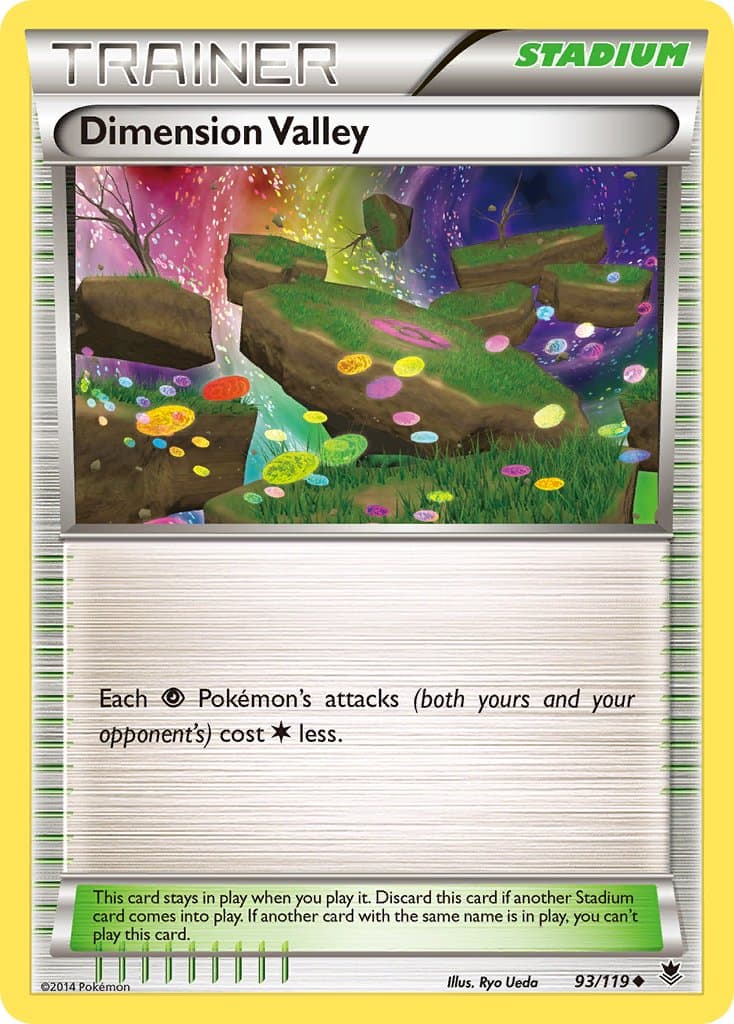 Dimension Valley — Phantom Forces Pokémon card